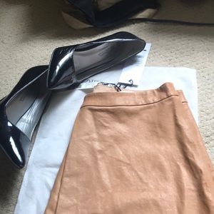Alice + Olivia leather skirt Brand New